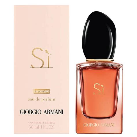 giorgio armani si vs intense.